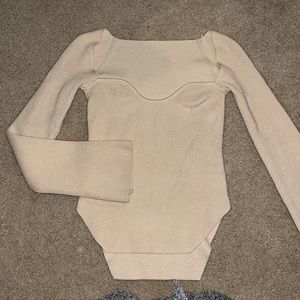 Cream light sweater
